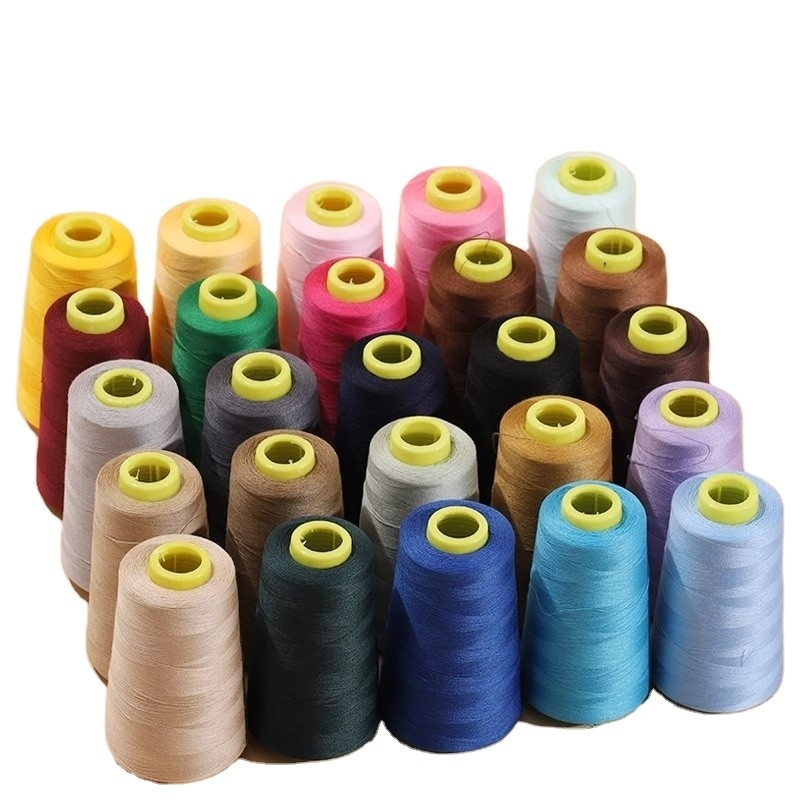 2500 Yards Chỉ khâu Sợi chỉ polyester Kích thước tùy chỉnh Giá bán buôn Sợi polyester