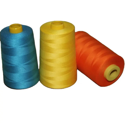 Tốt độ bền Spun Poly Chủ đề 5000 mét, Chủ đề may nhiều màu Polyester